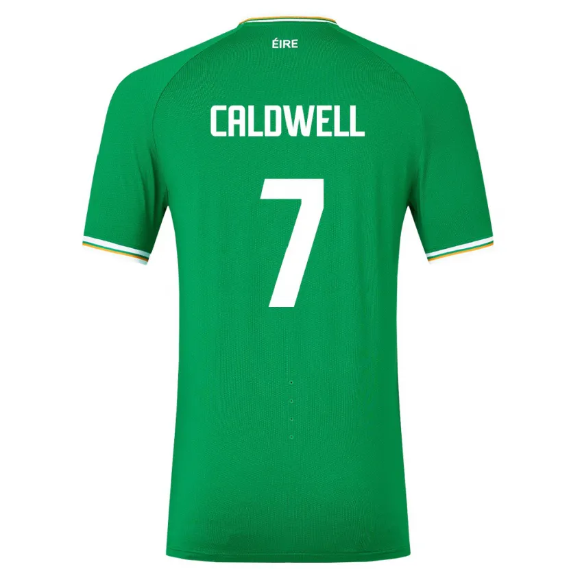 Danxen Män Irland Diane Caldwell #7 Grön Hemmatröja Matchtröjor 24-26 Tröjor T-Tröja