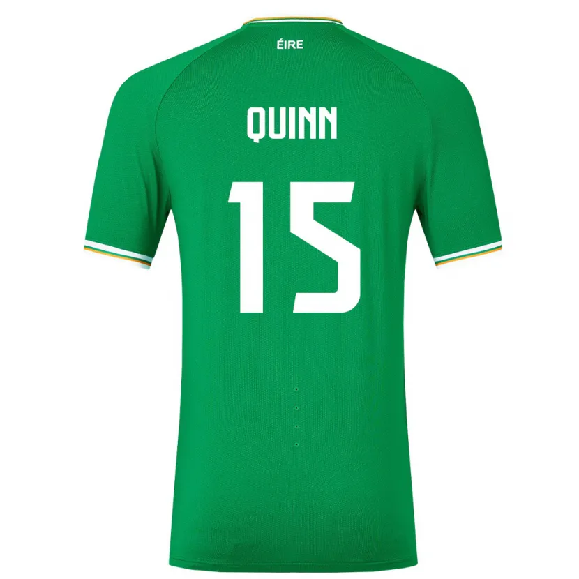 Danxen Män Irland Lucy Quinn #15 Grön Hemmatröja Matchtröjor 24-26 Tröjor T-Tröja