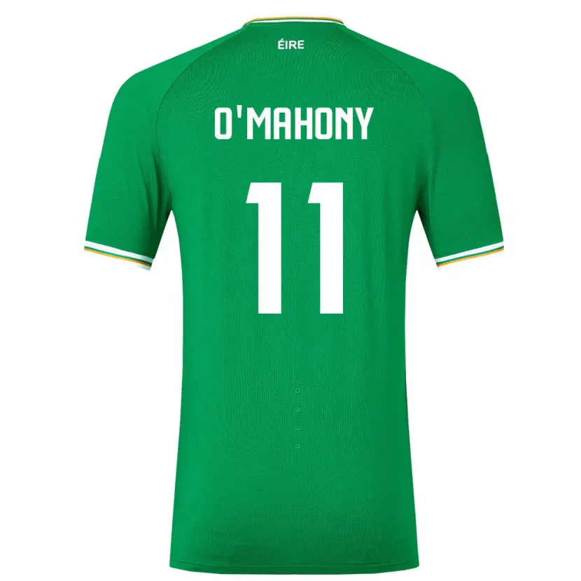 Danxen Män Irland Éabha O'mahony #11 Grön Hemmatröja Matchtröjor 24-26 Tröjor T-Tröja
