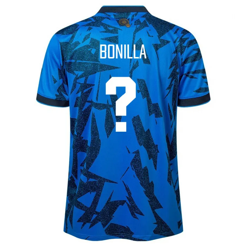Danxen Män El Salvador Nelson Bonilla #0 Blå Hemmatröja Matchtröjor 24-26 Tröjor T-Tröja