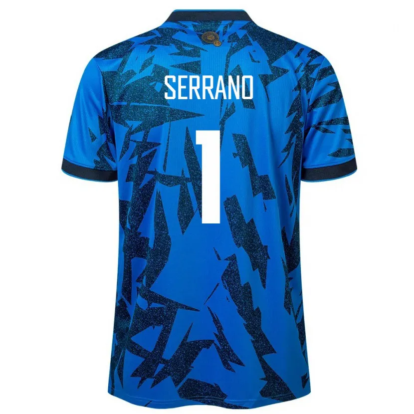 Danxen Män El Salvador Idalia Serrano #1 Blå Hemmatröja Matchtröjor 24-26 Tröjor T-Tröja