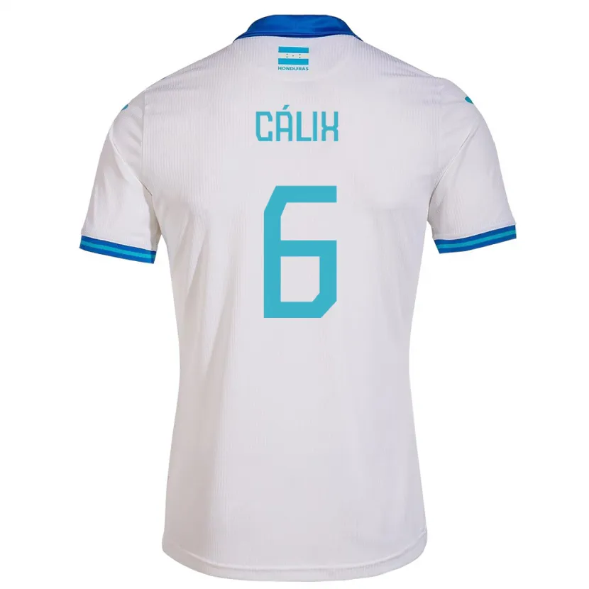 Danxen Män Honduras Noel Cálix #6 Vit Hemmatröja Matchtröjor 24-26 Tröjor T-Tröja