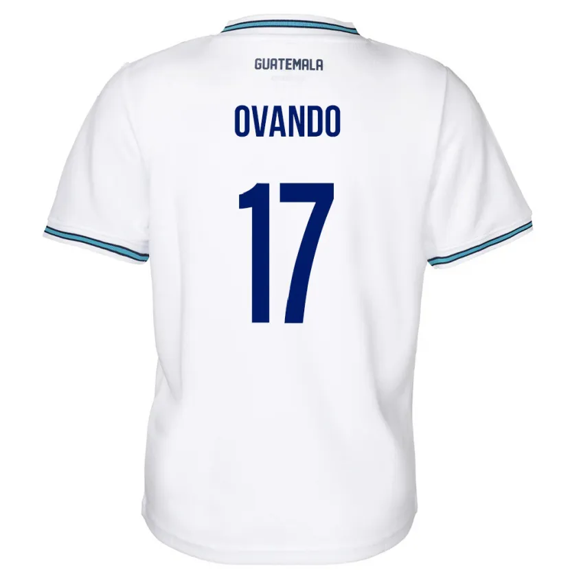 Danxen Män Gwatemala Sandra Ovando #17 Vit Hemmatröja Matchtröjor 24-26 Tröjor T-Tröja