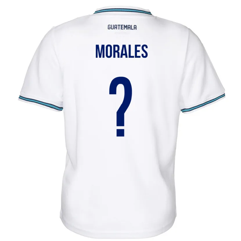 Danxen Män Gwatemala Karla Morales #0 Vit Hemmatröja Matchtröjor 24-26 Tröjor T-Tröja