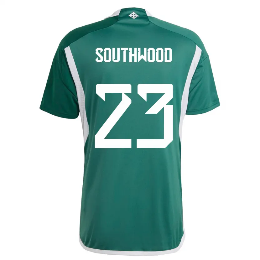 Danxen Män Nordirland Luke Southwood #23 Grön Hemmatröja Matchtröjor 24-26 Tröjor T-Tröja