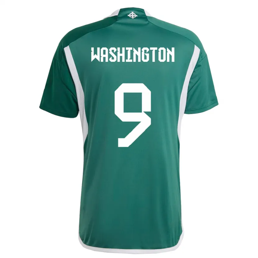 Danxen Män Nordirland Conor Washington #9 Grön Hemmatröja Matchtröjor 24-26 Tröjor T-Tröja