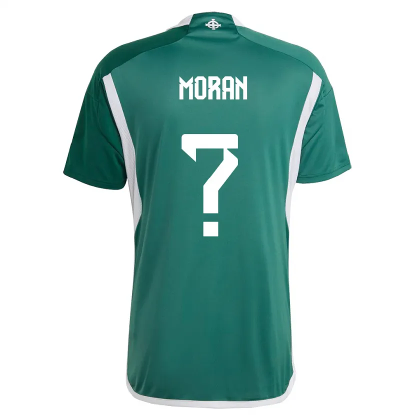 Danxen Män Nordirland Harry Moran #0 Grön Hemmatröja Matchtröjor 24-26 Tröjor T-Tröja