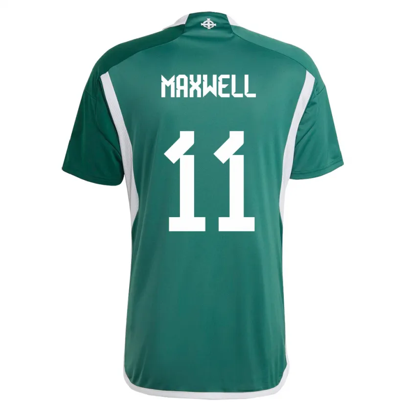Danxen Män Nordirland Danielle Maxwell #11 Grön Hemmatröja Matchtröjor 24-26 Tröjor T-Tröja