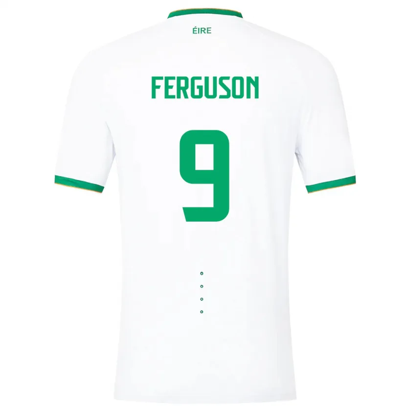 Danxen Män Irland Evan Ferguson #9 Vit Bortatröja Matchtröjor 24-26 Tröjor T-Tröja
