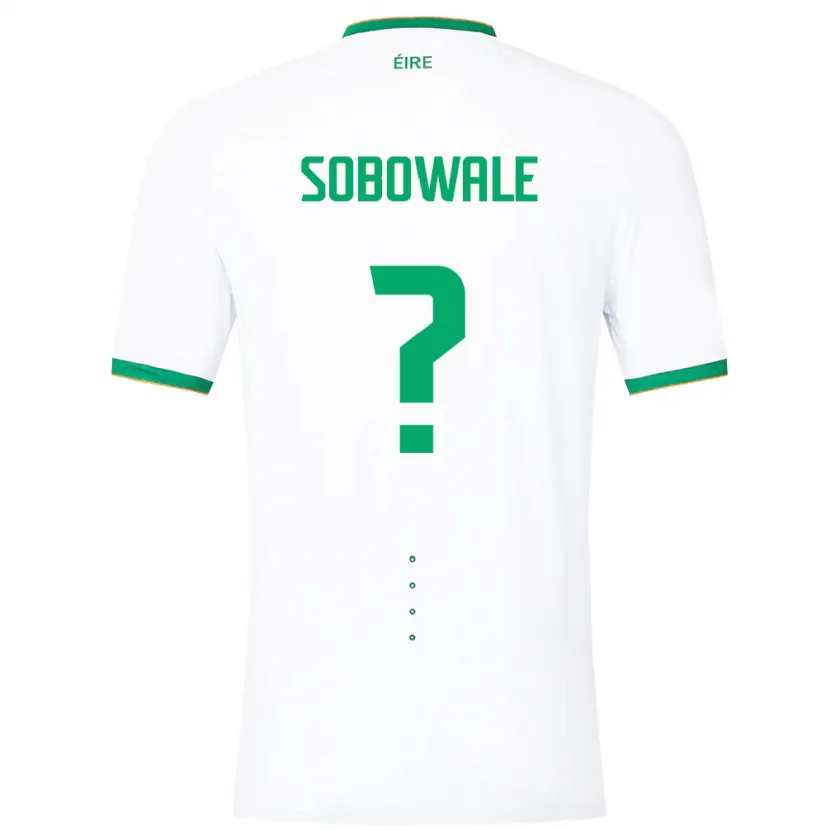 Danxen Män Irland Timi Sobowale #0 Vit Bortatröja Matchtröjor 24-26 Tröjor T-Tröja