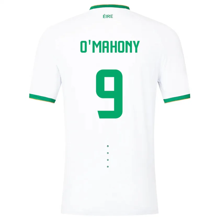 Danxen Män Irland Mark O'mahony #9 Vit Bortatröja Matchtröjor 24-26 Tröjor T-Tröja