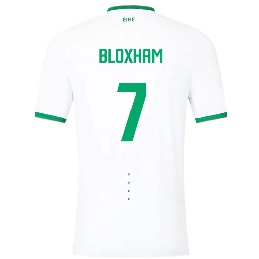 Danxen Män Irland Tom Bloxham #7 Vit Bortatröja Matchtröjor 24-26 Tröjor T-Tröja