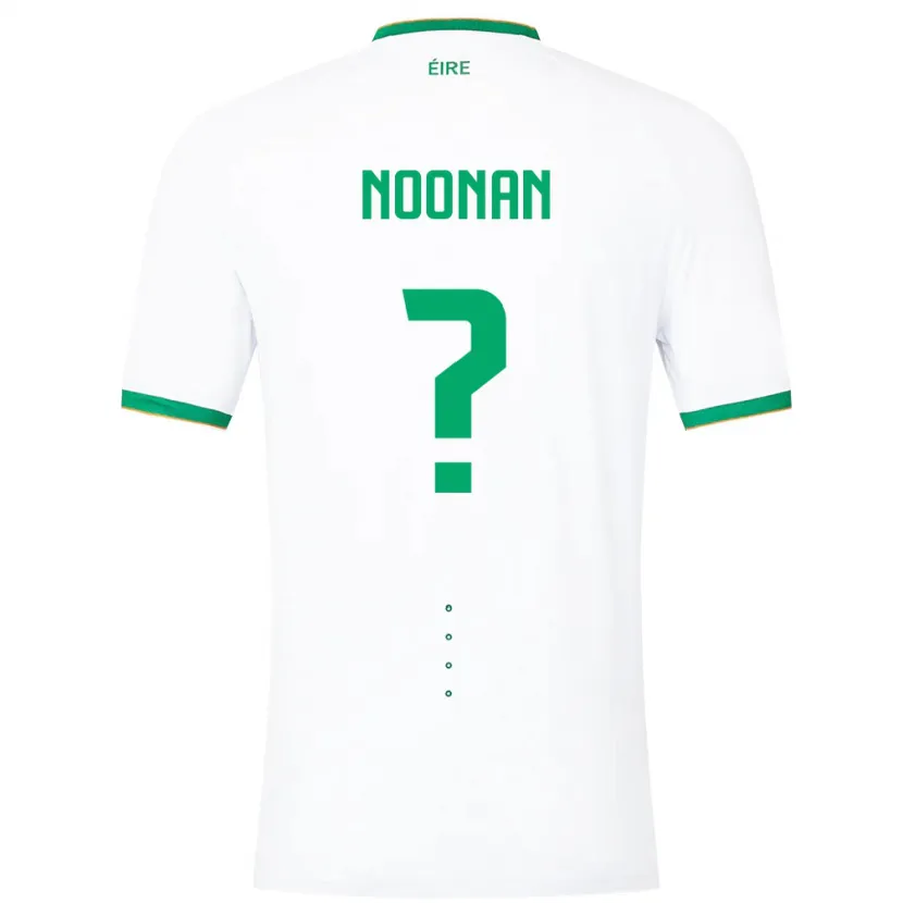 Danxen Män Irland Saoirse Noonan #0 Vit Bortatröja Matchtröjor 24-26 Tröjor T-Tröja