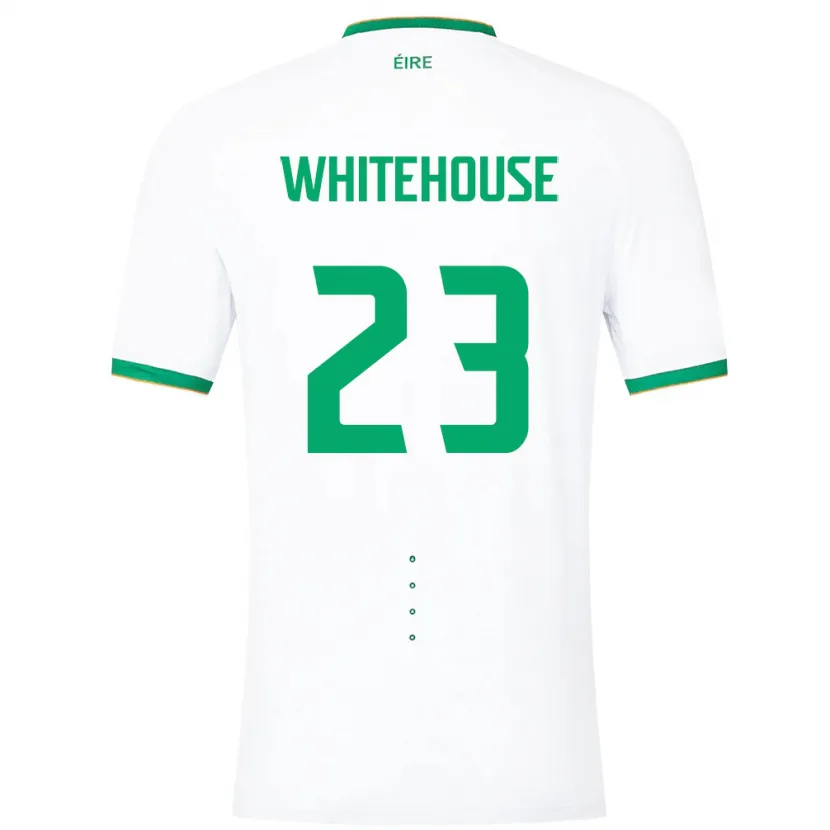 Danxen Män Irland Sophie Whitehouse #23 Vit Bortatröja Matchtröjor 24-26 Tröjor T-Tröja