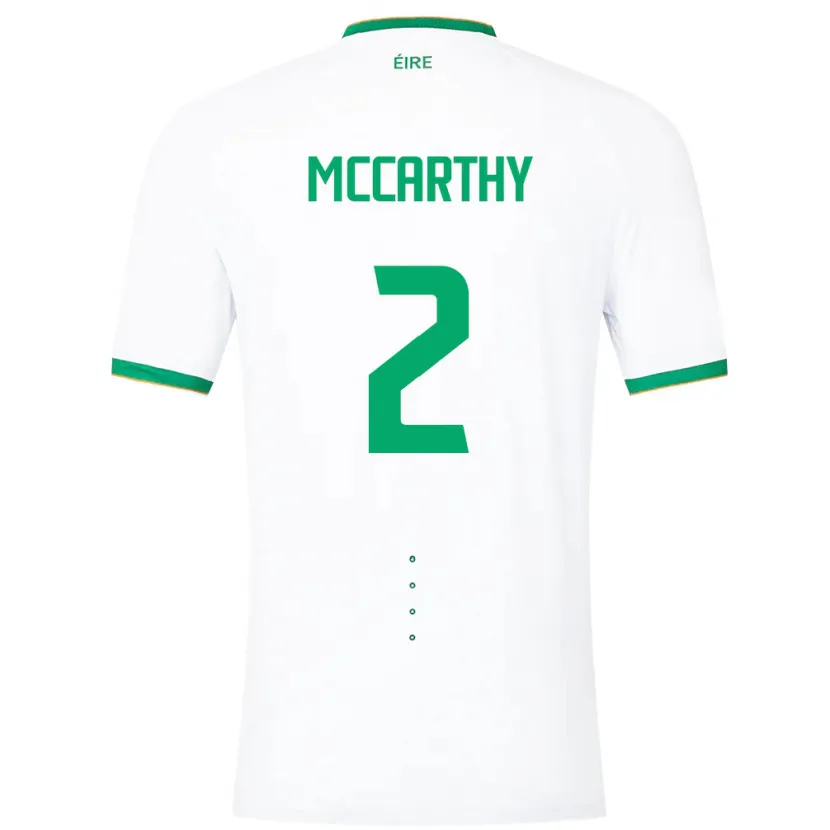 Danxen Män Irland Savannah Mccarthy #2 Vit Bortatröja Matchtröjor 24-26 Tröjor T-Tröja