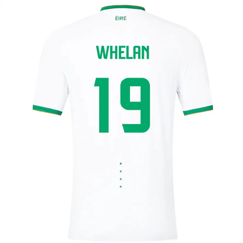 Danxen Män Irland Emily Whelan #19 Vit Bortatröja Matchtröjor 24-26 Tröjor T-Tröja