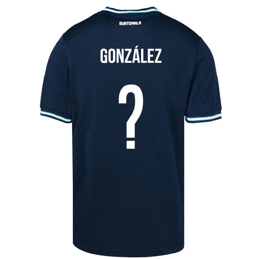 Danxen Män Gwatemala Erick González #0 Blå Bortatröja Matchtröjor 24-26 Tröjor T-Tröja