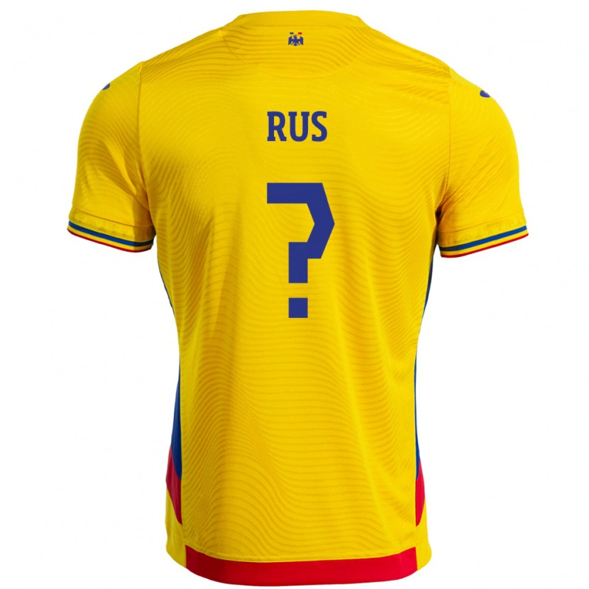 Danxen Kvinnor Rumänien Jayden Rus #0 Gul Hemmatröja Matchtröjor 24-26 Tröjor T-Tröja