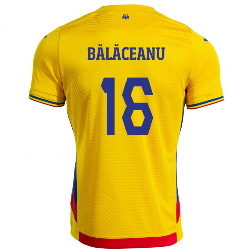 Danxen Kvinnor Rumänien Ioana Bălăceanu #16 Gul Hemmatröja Matchtröjor 24-26 Tröjor T-Tröja