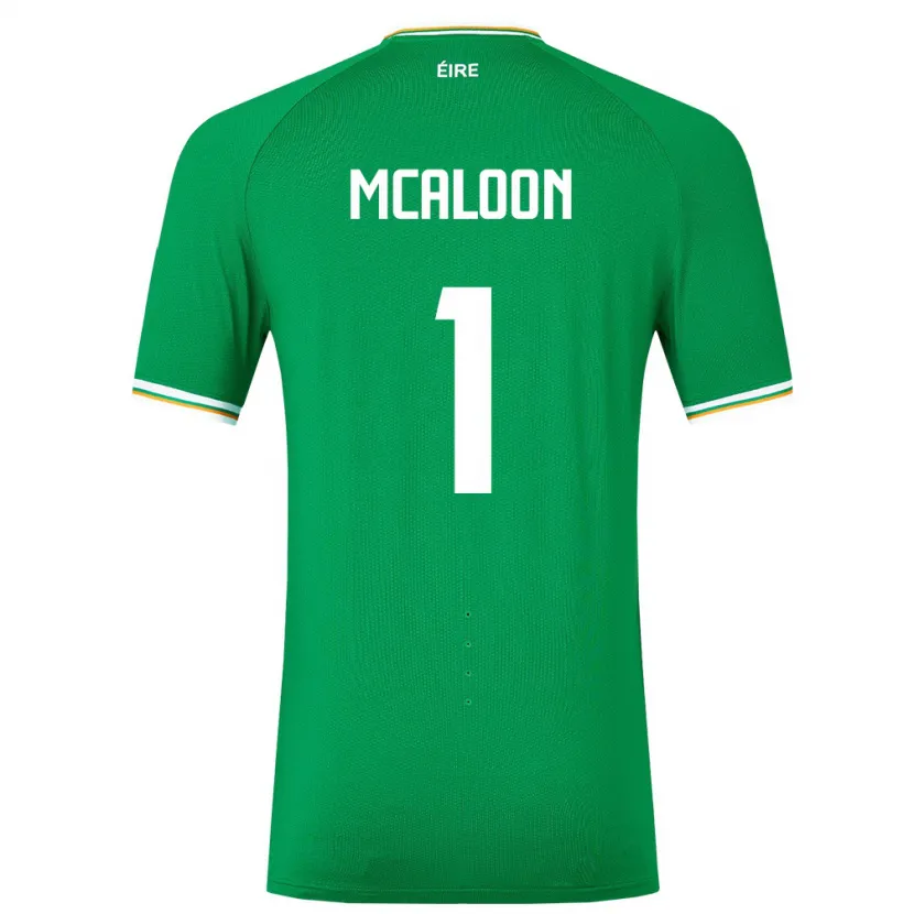 Danxen Kvinnor Irland Naoisha Mcaloon #1 Grön Hemmatröja Matchtröjor 24-26 Tröjor T-Tröja