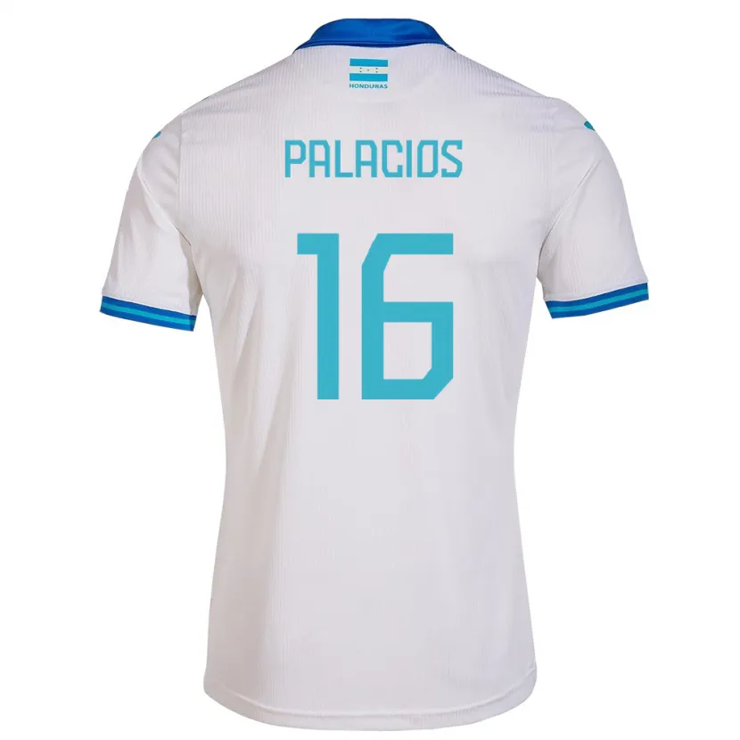 Danxen Kvinnor Honduras Danilo Palacios #16 Vit Hemmatröja Matchtröjor 24-26 Tröjor T-Tröja