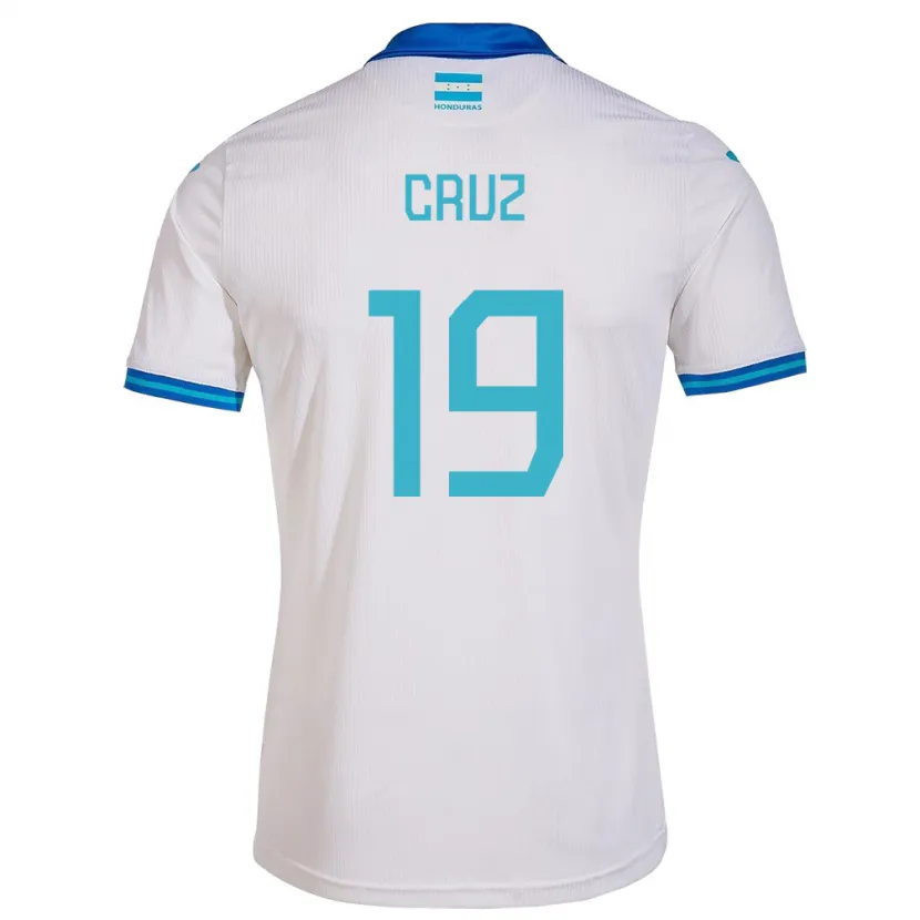 Danxen Kvinnor Honduras Russel Cruz #19 Vit Hemmatröja Matchtröjor 24-26 Tröjor T-Tröja