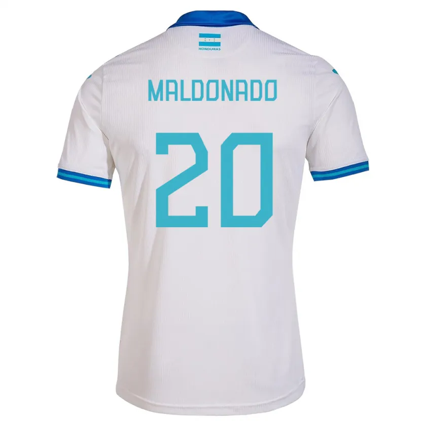 Danxen Kvinnor Honduras Alessandro Maldonado #20 Vit Hemmatröja Matchtröjor 24-26 Tröjor T-Tröja