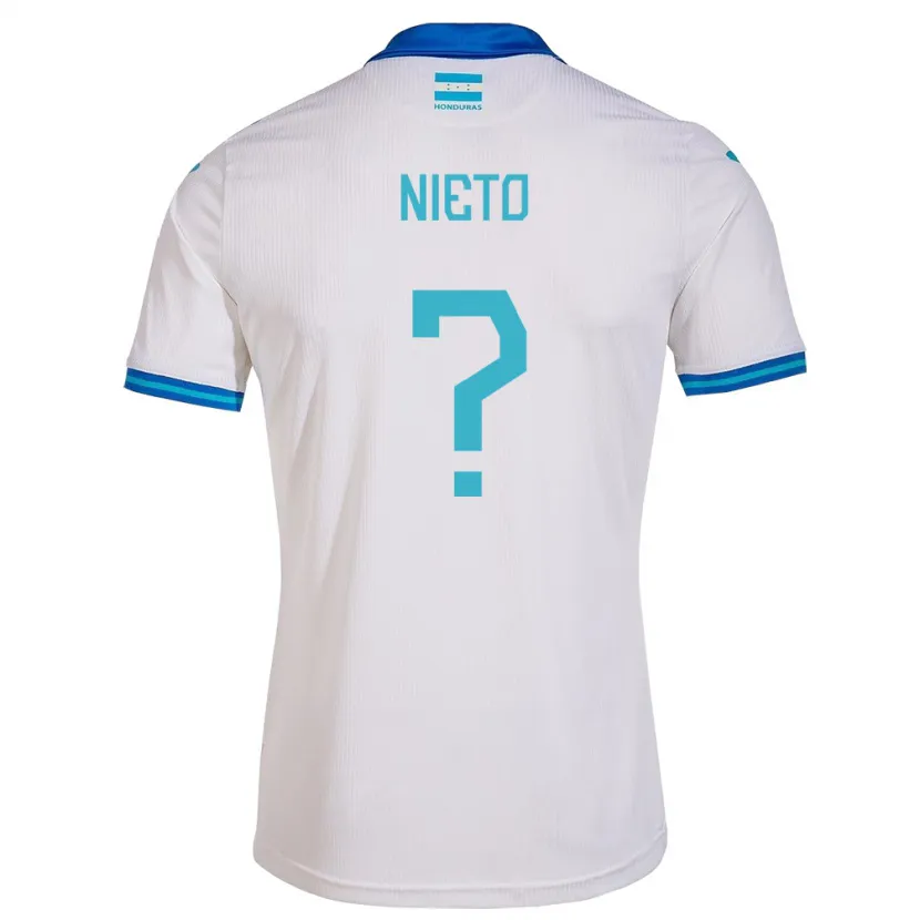 Danxen Kvinnor Honduras Maddeline Nieto #0 Vit Hemmatröja Matchtröjor 24-26 Tröjor T-Tröja