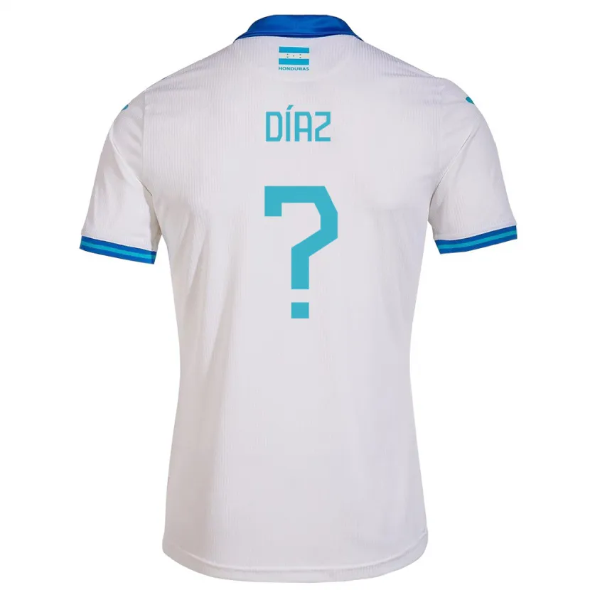Danxen Kvinnor Honduras Kimberly Díaz #0 Vit Hemmatröja Matchtröjor 24-26 Tröjor T-Tröja