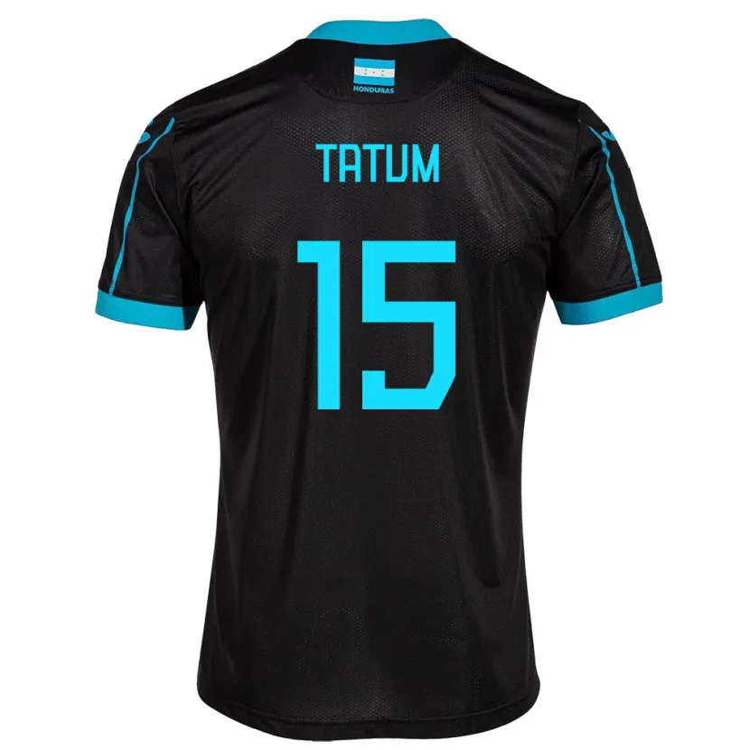 Danxen Kvinnor Honduras Anfronit Tatum #15 Svart Bortatröja Matchtröjor 24-26 Tröjor T-Tröja