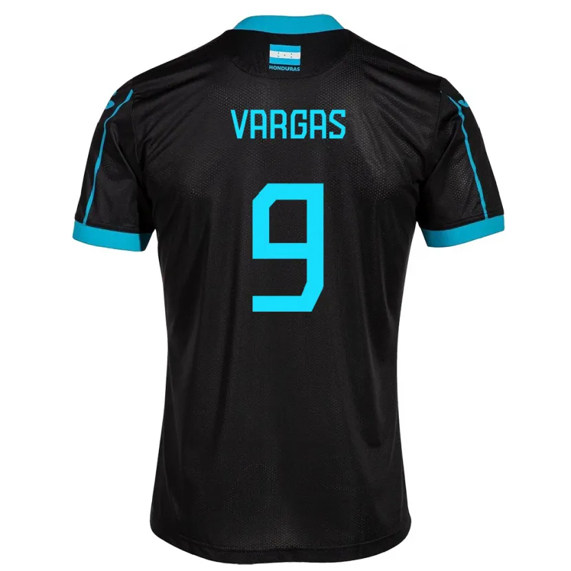 Danxen Kvinnor Honduras Nayrobi Vargas #9 Svart Bortatröja Matchtröjor 24-26 Tröjor T-Tröja