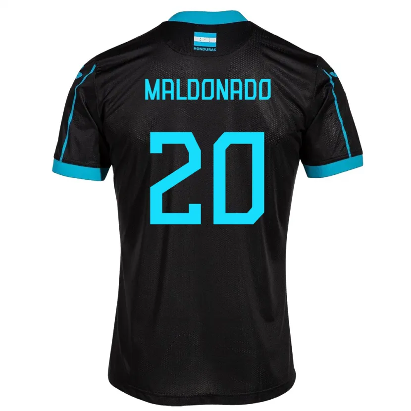 Danxen Kvinnor Honduras Alessandro Maldonado #20 Svart Bortatröja Matchtröjor 24-26 Tröjor T-Tröja