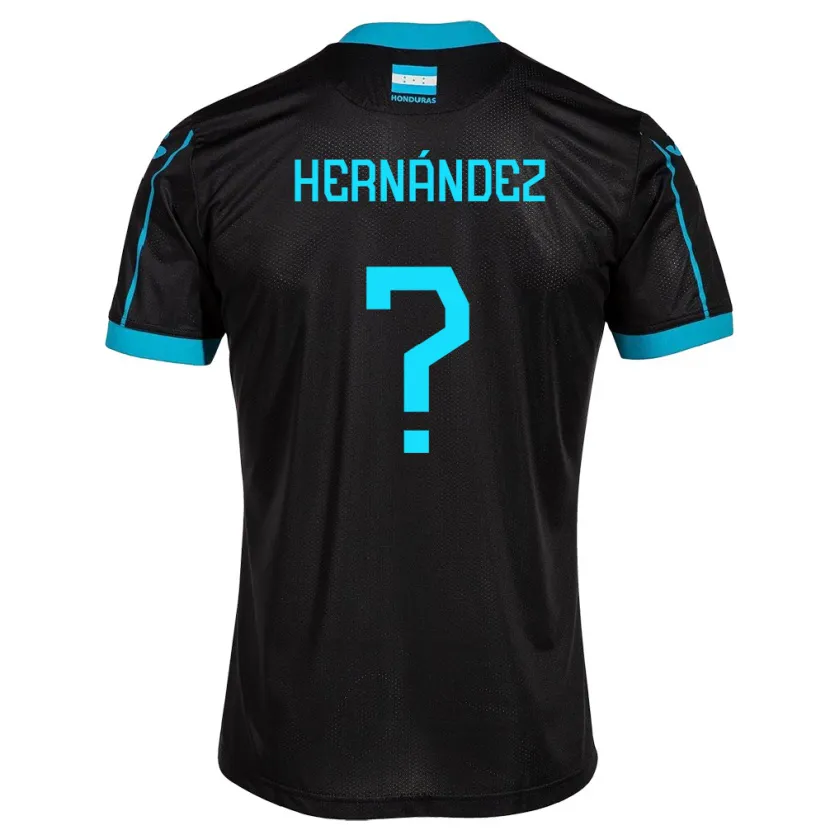 Danxen Kvinnor Honduras Riccy Hernández #0 Svart Bortatröja Matchtröjor 24-26 Tröjor T-Tröja