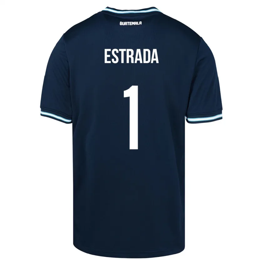 Danxen Kvinnor Gwatemala Alexia Estrada #1 Blå Bortatröja Matchtröjor 24-26 Tröjor T-Tröja