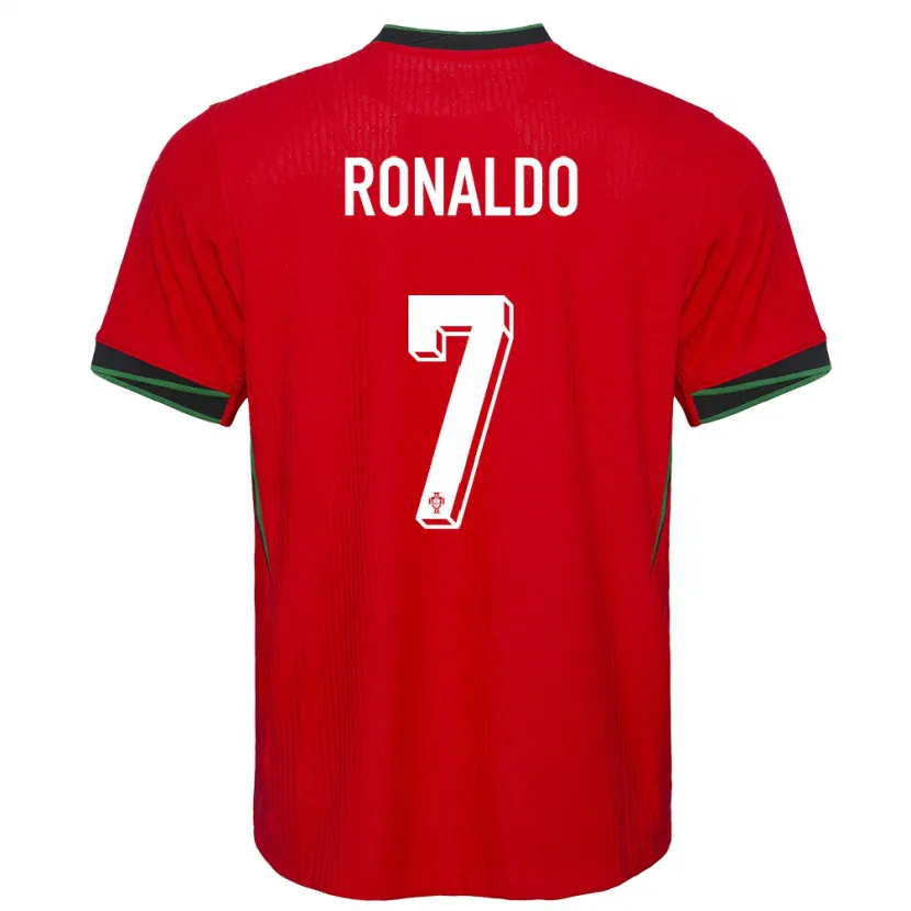 Danxen Barn Portugal Cristiano Ronaldo #7 Röd Hemmatröja Matchtröjor 24-26 Tröjor T-Tröja