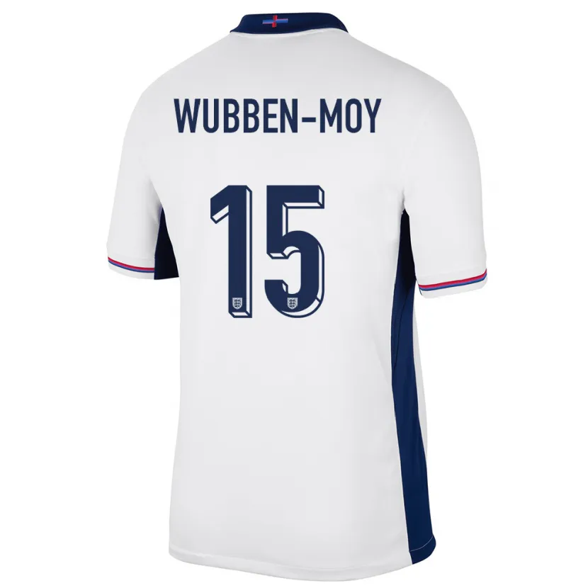 Danxen Barn England Lotte Wubben Moy #15 Vit Hemmatröja Matchtröjor 24-26 Tröjor T-Tröja