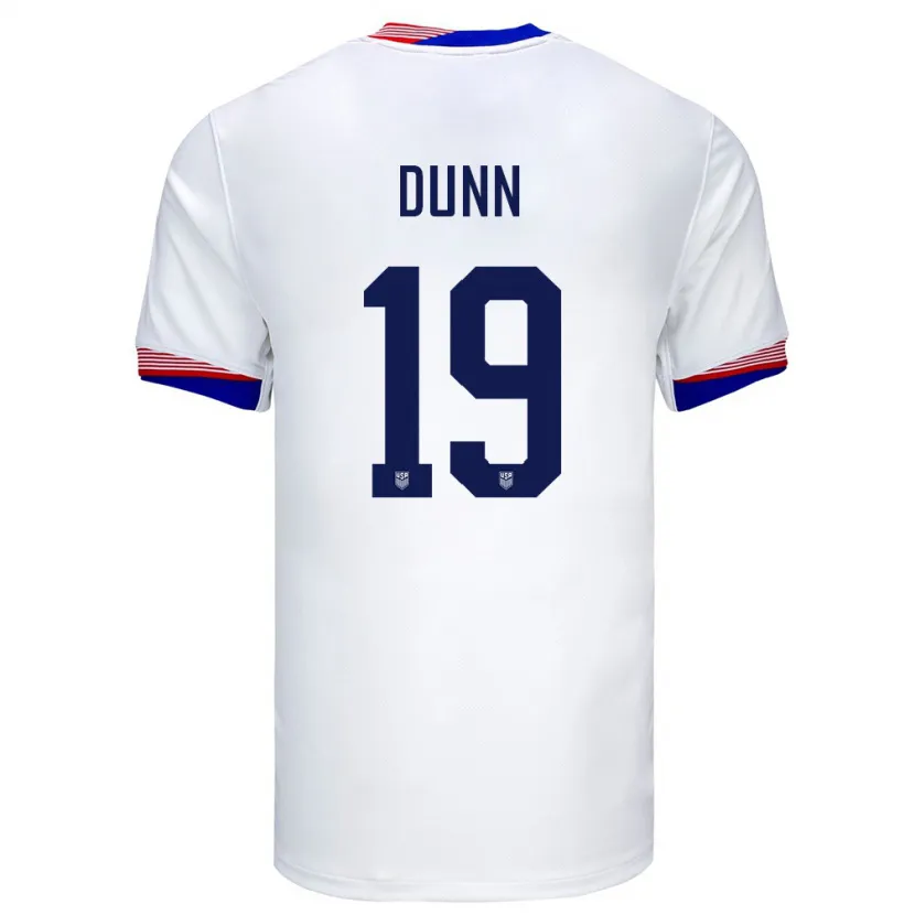 Danxen Barn Usa Crystal Dunn #19 Vit Hemmatröja Matchtröjor 24-26 Tröjor T-Tröja