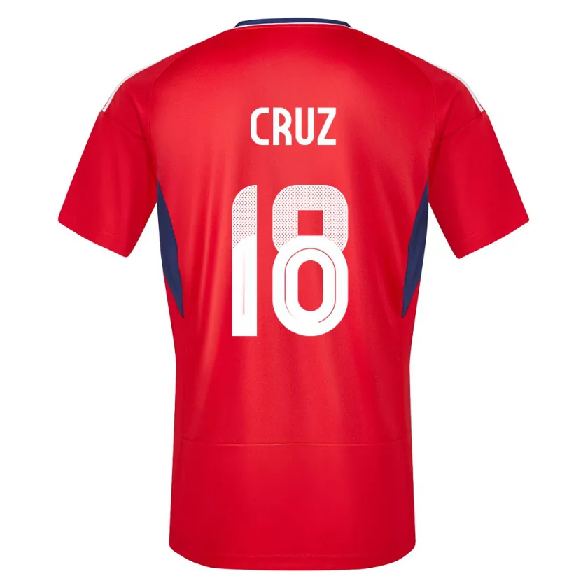 Danxen Barn Costa Rica Aaron Cruz #18 Röd Hemmatröja Matchtröjor 24-26 Tröjor T-Tröja