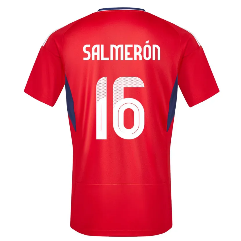 Danxen Barn Costa Rica Andrey Salmeron #16 Röd Hemmatröja Matchtröjor 24-26 Tröjor T-Tröja