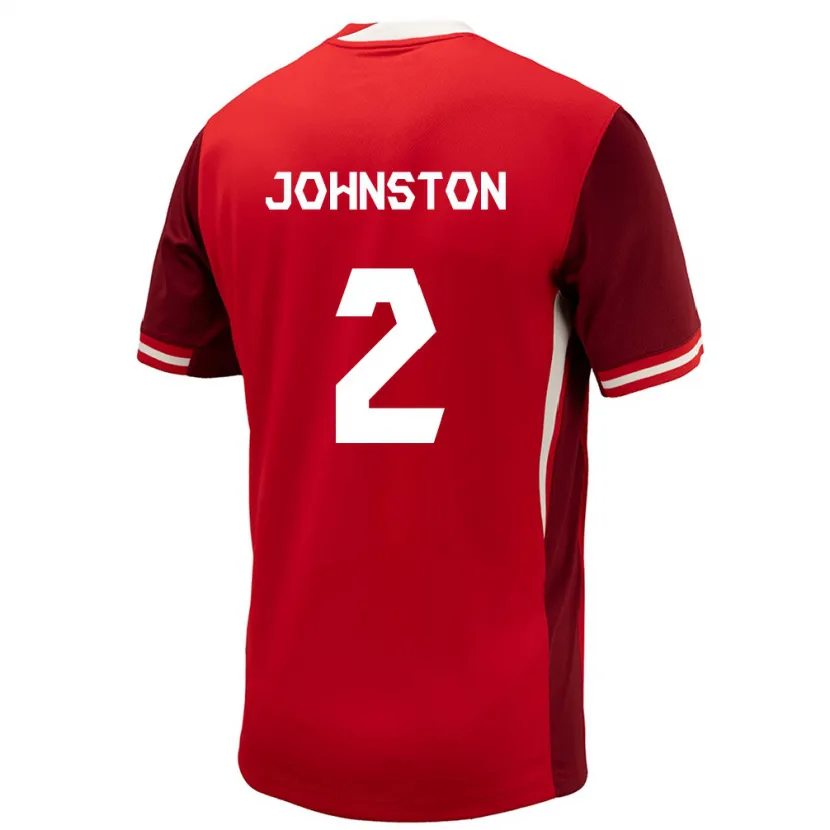 Danxen Barn Kanada Alistair Johnston #2 Röd Hemmatröja Matchtröjor 24-26 Tröjor T-Tröja