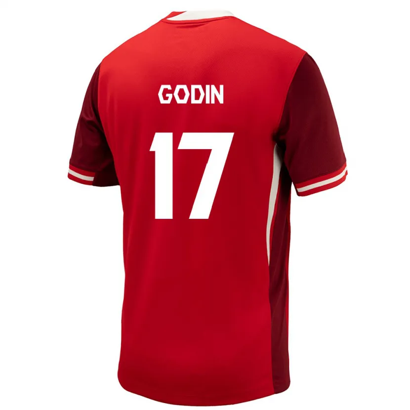 Danxen Barn Kanada Étienne Godin #17 Röd Hemmatröja Matchtröjor 24-26 Tröjor T-Tröja