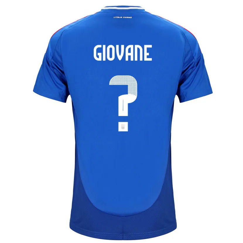Danxen Barn Italien Samuel Giovane #0 Blå Hemmatröja Matchtröjor 24-26 Tröjor T-Tröja
