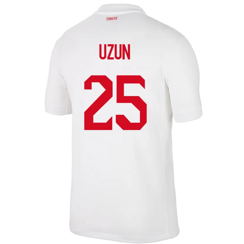 Danxen Barn Kalkon Can Uzun #25 Vit Hemmatröja Matchtröjor 24-26 Tröjor T-Tröja