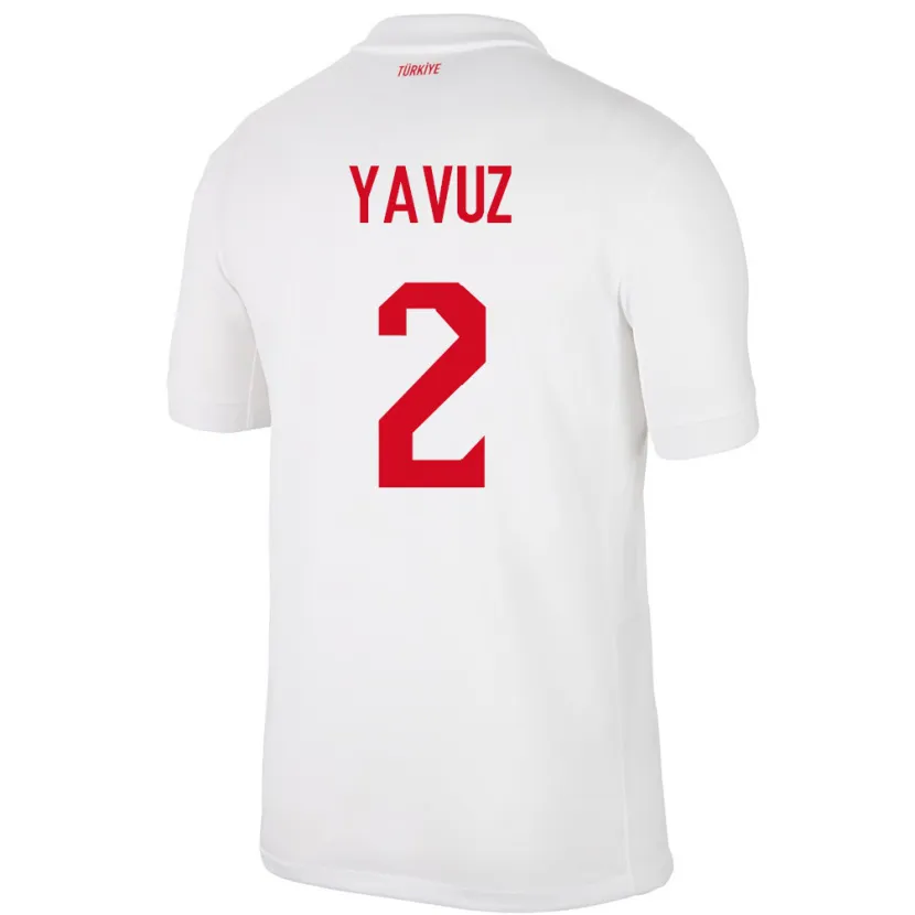 Danxen Barn Kalkon Batuhan Yavuz #2 Vit Hemmatröja Matchtröjor 24-26 Tröjor T-Tröja