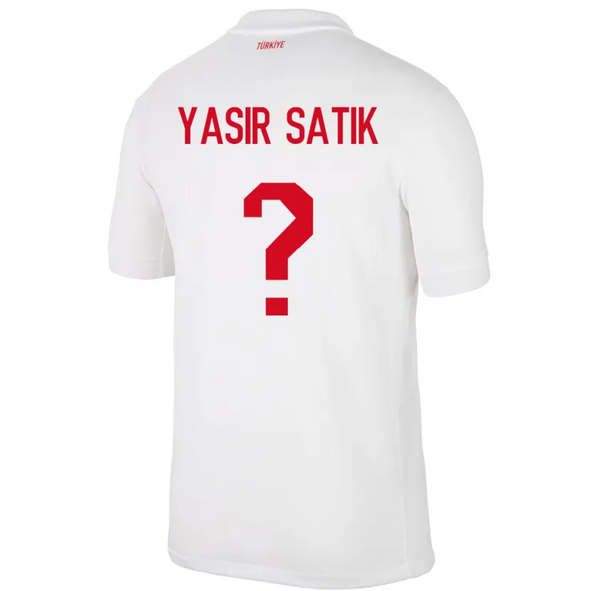 Danxen Barn Kalkon Üveys Yasir Satık #0 Vit Hemmatröja Matchtröjor 24-26 Tröjor T-Tröja