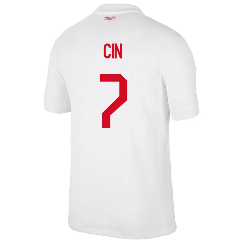 Danxen Barn Kalkon Miray Cin #7 Vit Hemmatröja Matchtröjor 24-26 Tröjor T-Tröja