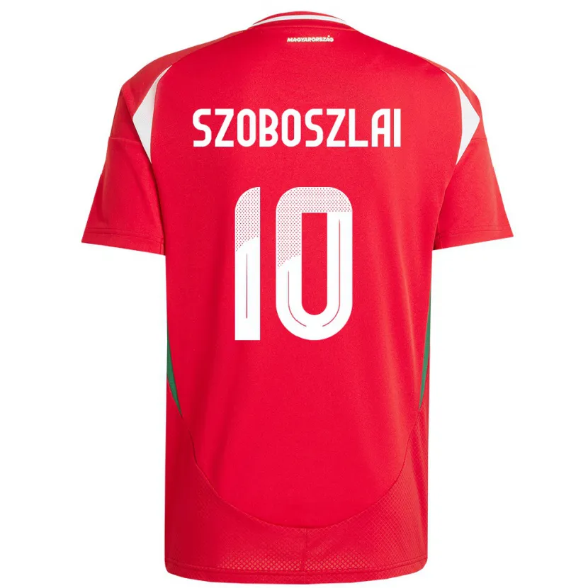 Danxen Barn Ungern Dominik Szoboszlai #10 Röd Hemmatröja Matchtröjor 24-26 Tröjor T-Tröja