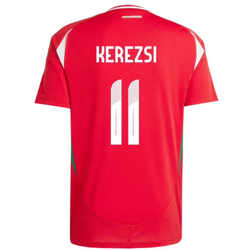 Danxen Barn Ungern Zalán Kerezsi #11 Röd Hemmatröja Matchtröjor 24-26 Tröjor T-Tröja