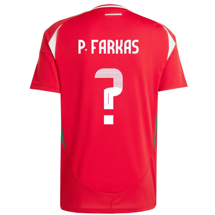 Danxen Barn Ungern Patrik Farkas #0 Röd Hemmatröja Matchtröjor 24-26 Tröjor T-Tröja
