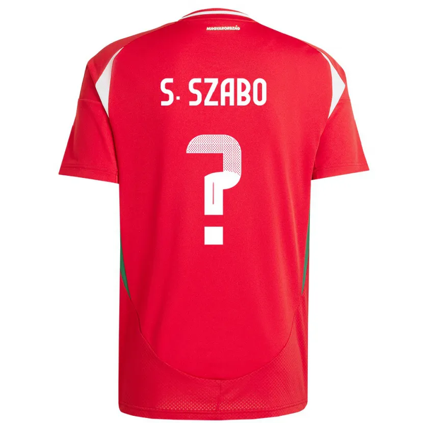 Danxen Barn Ungern Szilárd Szabó #0 Röd Hemmatröja Matchtröjor 24-26 Tröjor T-Tröja